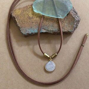 Moonstone Sundance Charm Necklace